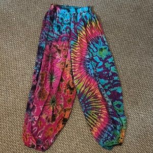 Tie-Dye Harem Pants/“Hippie” Pants